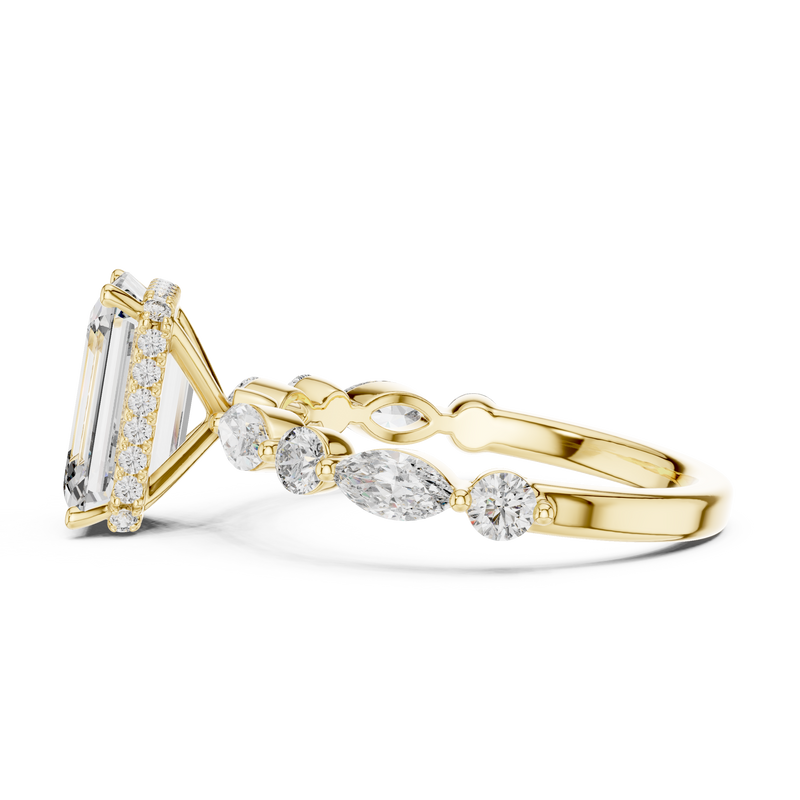 Ladies Ring 9#10014L_04 - Yellow Gold - Image