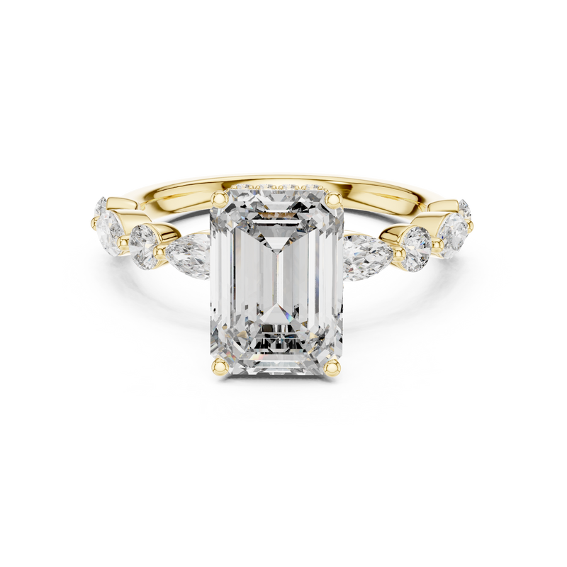 Ladies Ring 9#10014L_04 - Yellow Gold - Image