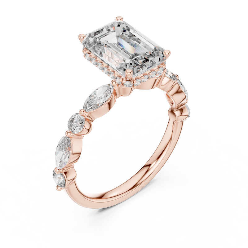 Ladies Ring 9#10014L_04 - Rose Gold - Image