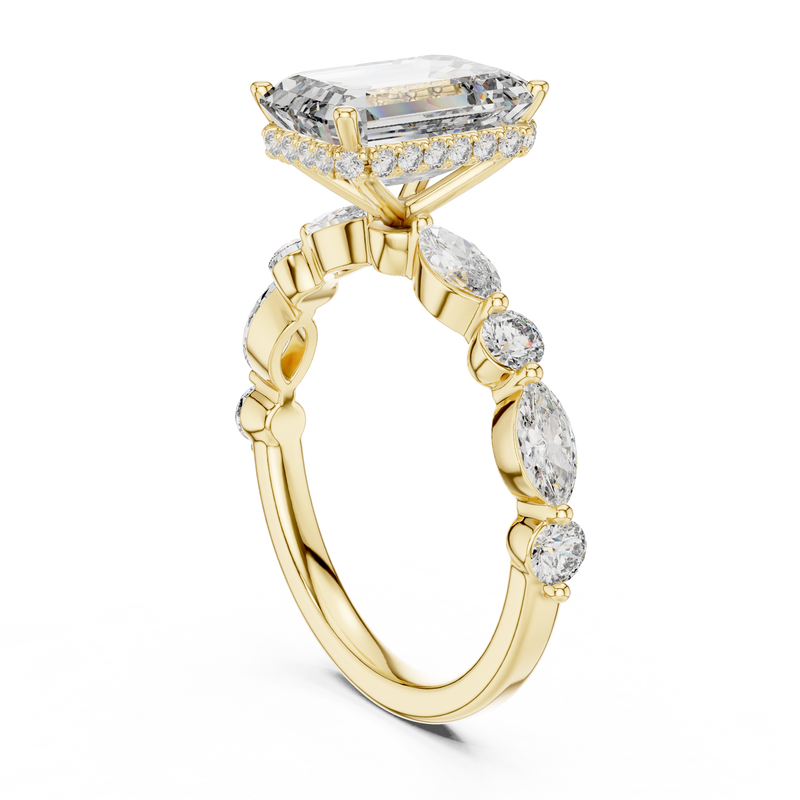 Ladies Ring 9#10014L_04 - Yellow Gold - Image