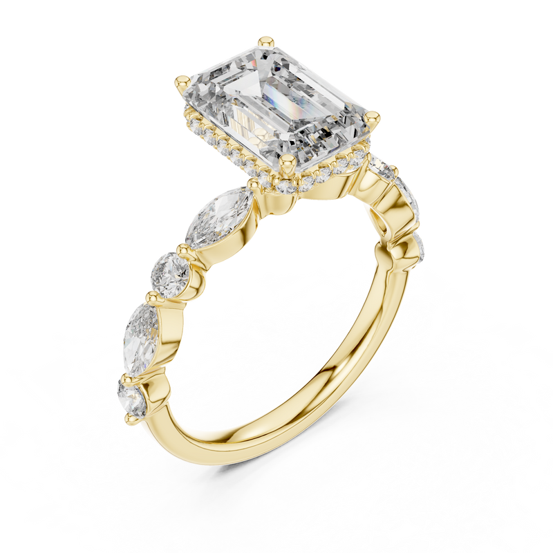 Ladies Ring 9#10014L_04 - Yellow Gold - Image