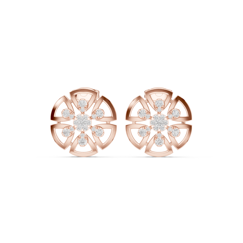 Earring 9#10014PE@7 - Rose Gold - Image