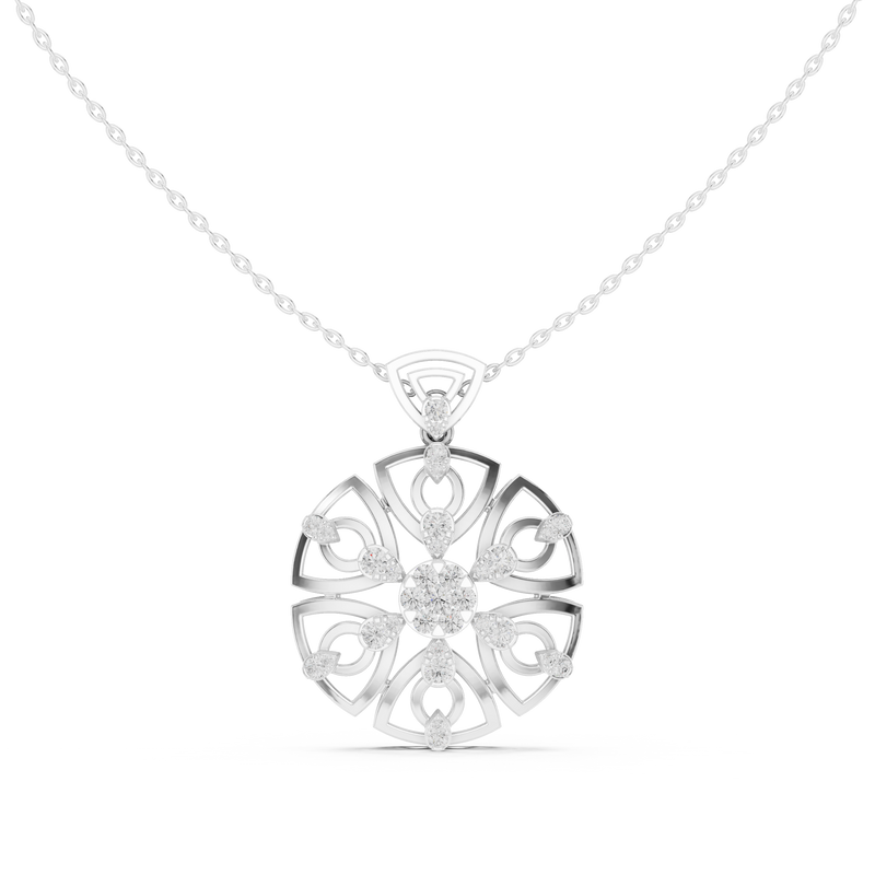 Pendant 9#10014P@7 - White Gold - Image