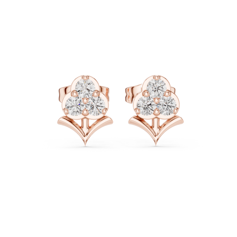 Earring 9#10015E - Rose Gold - Image