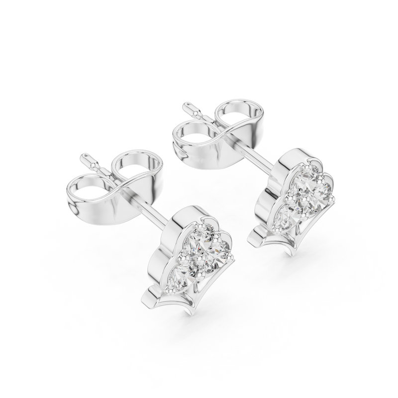 Earring 9#10015E - White Gold - Image
