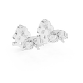 Earring 9#10015E - White Gold - Image