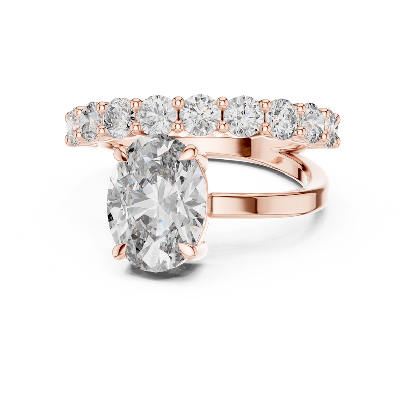 Ladies Ring 9#10015L_27@7 - Rose Gold - Image