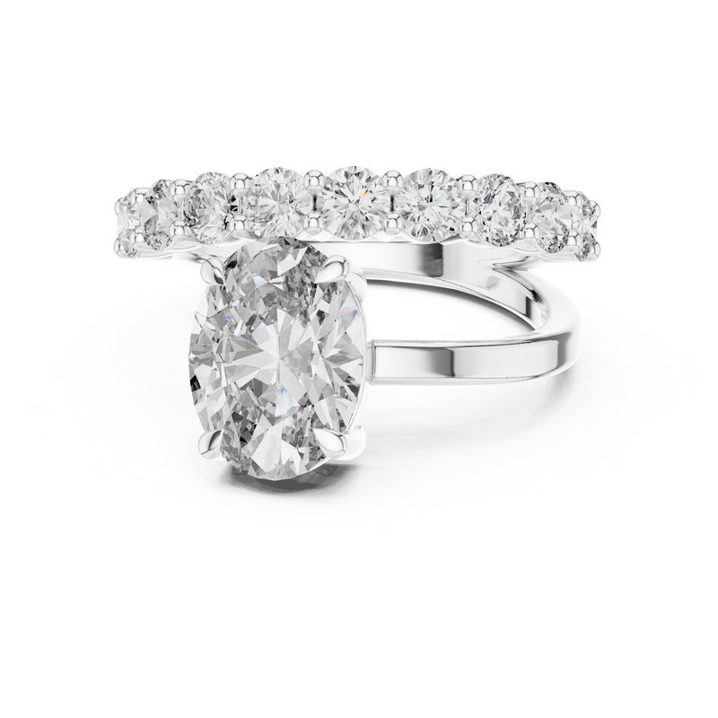 Ladies Ring 9#10015L_27@7 - White Gold - Image