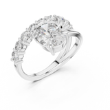 Ladies Ring 9#10015L_27@7 - White Gold - Image