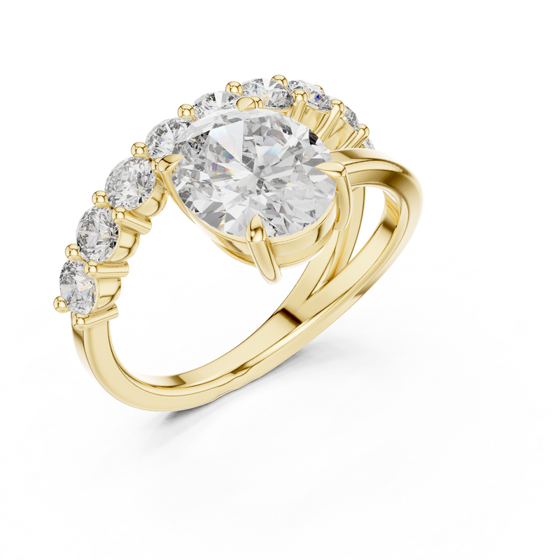 Ladies Ring 9#10015L_27@7 - Yellow Gold - Image