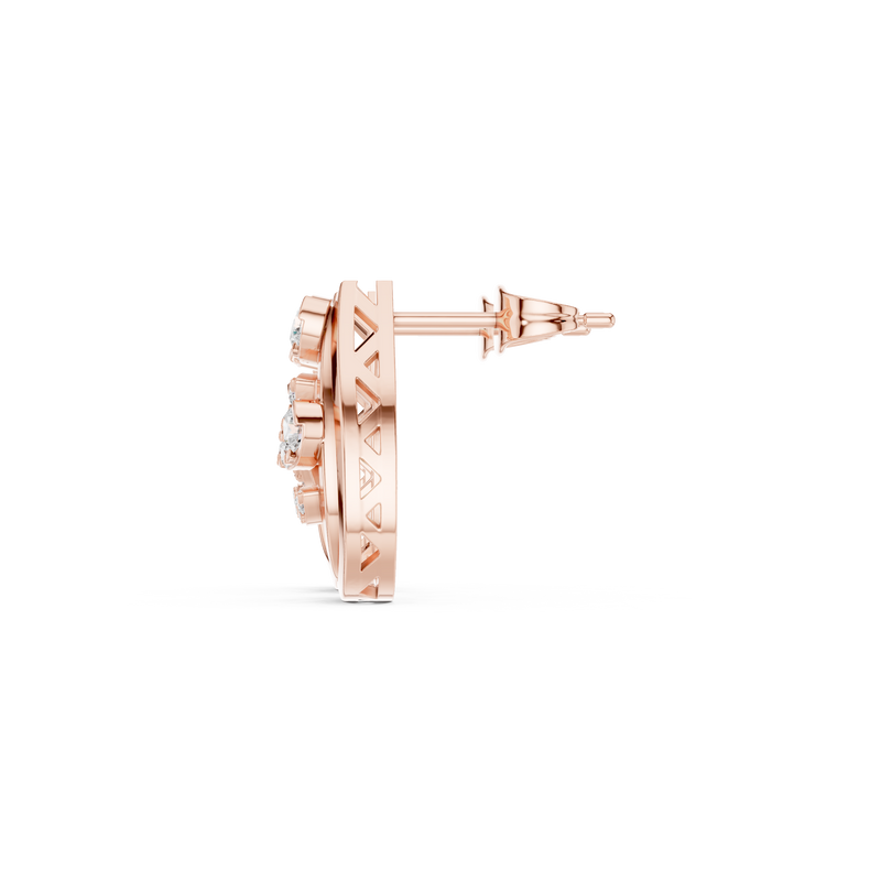 Earring 9#10015PE@7 - Rose Gold - Image