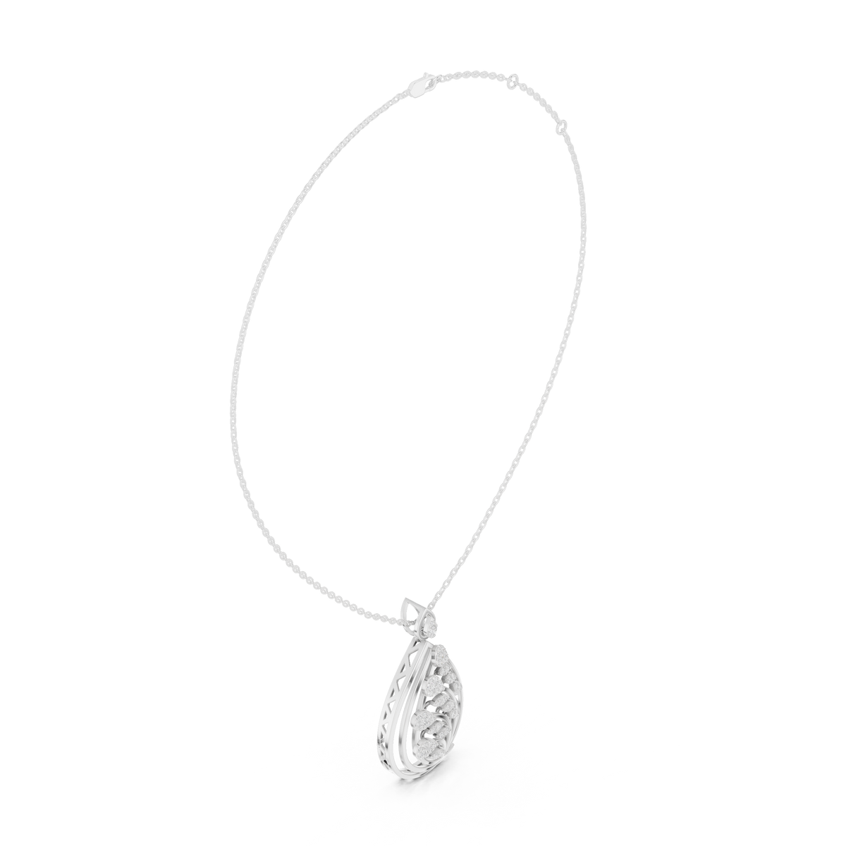 Pendant 9#10015P@7 - White Gold - Image