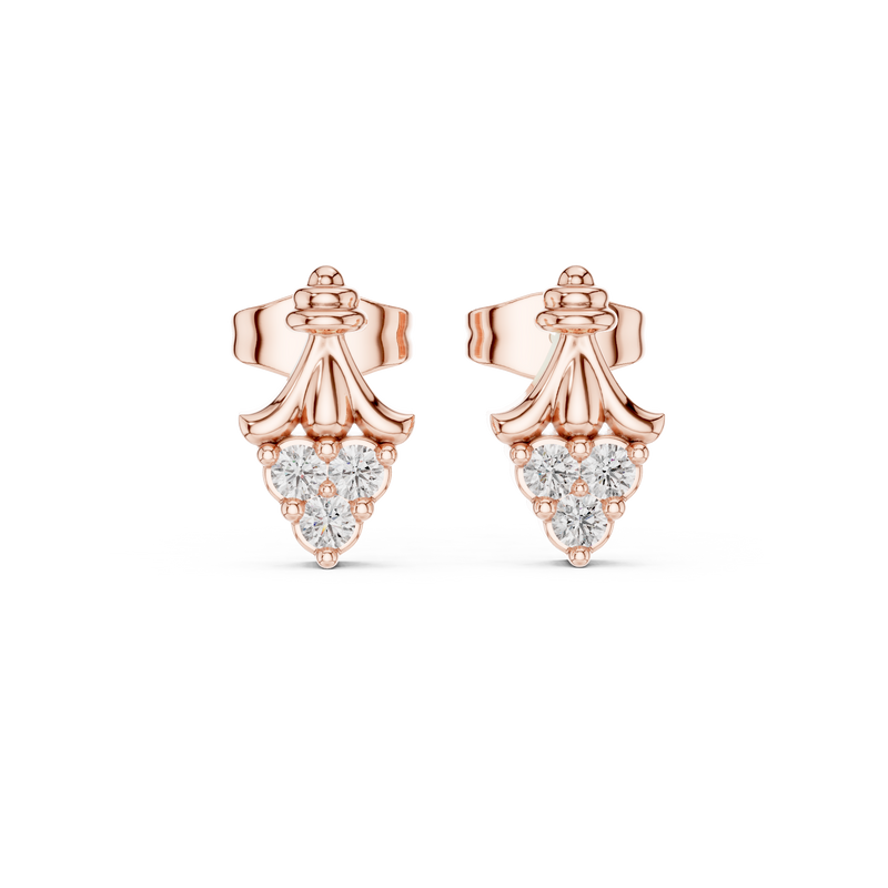 Earring 9#10016E@7 - Rose Gold - Image
