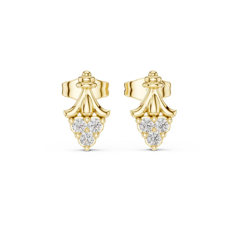 Earring 9#10016E@7 - Yellow Gold - Image