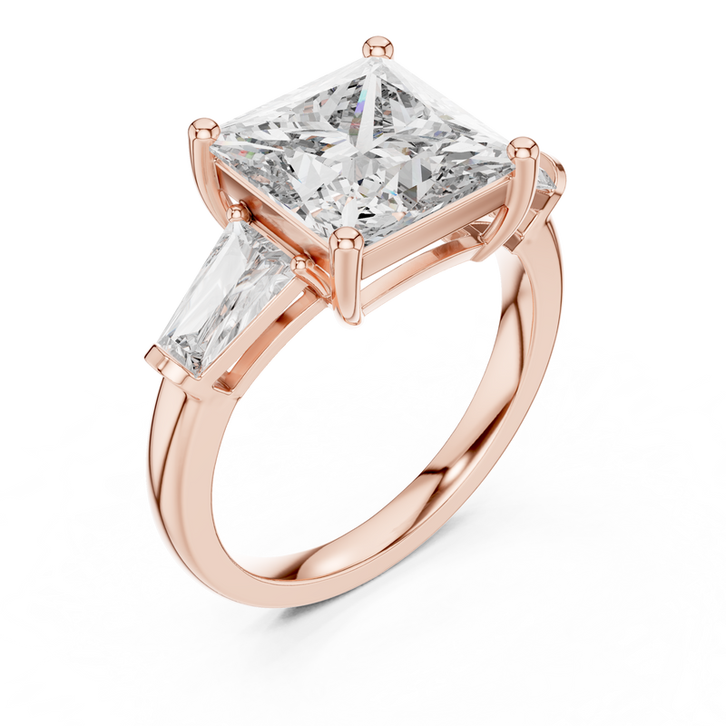 Ladies Ring 9#10016L_13@7 - Rose Gold - Image