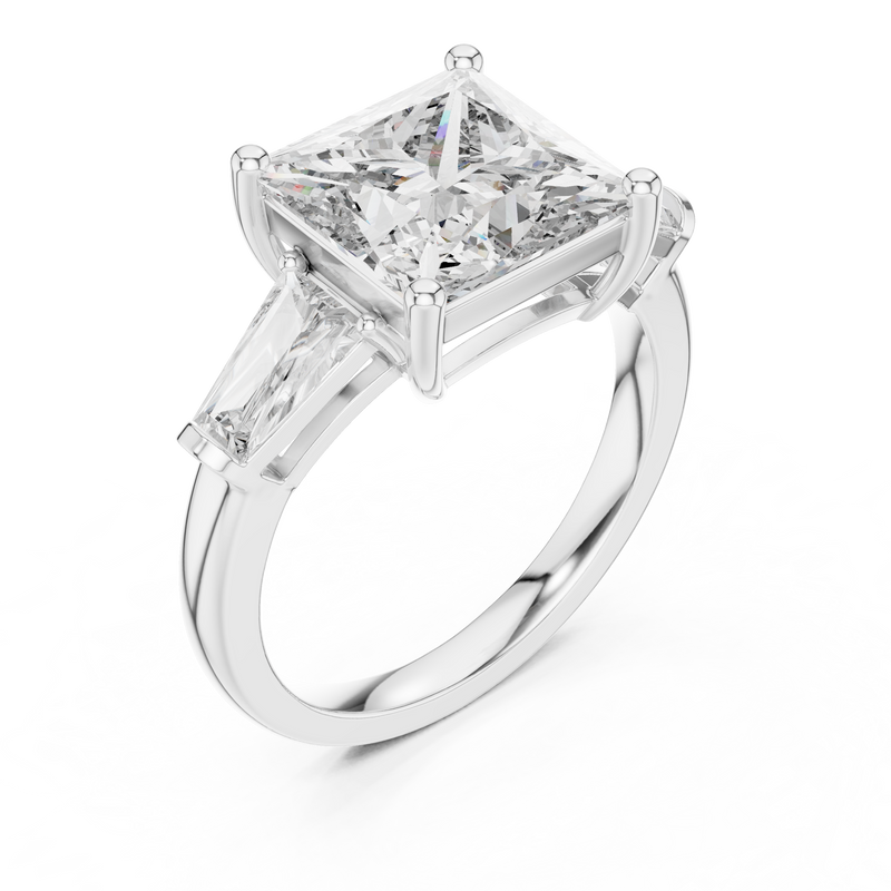 Ladies Ring 9#10016L_13@7 - White Gold - Image