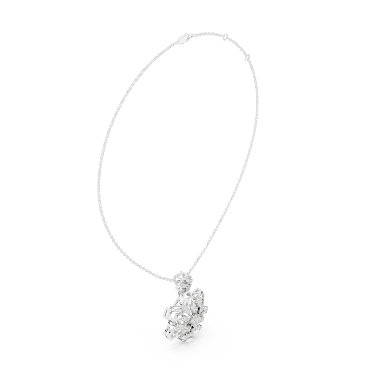 Pendant 9#10016P@7 - White Gold - Image