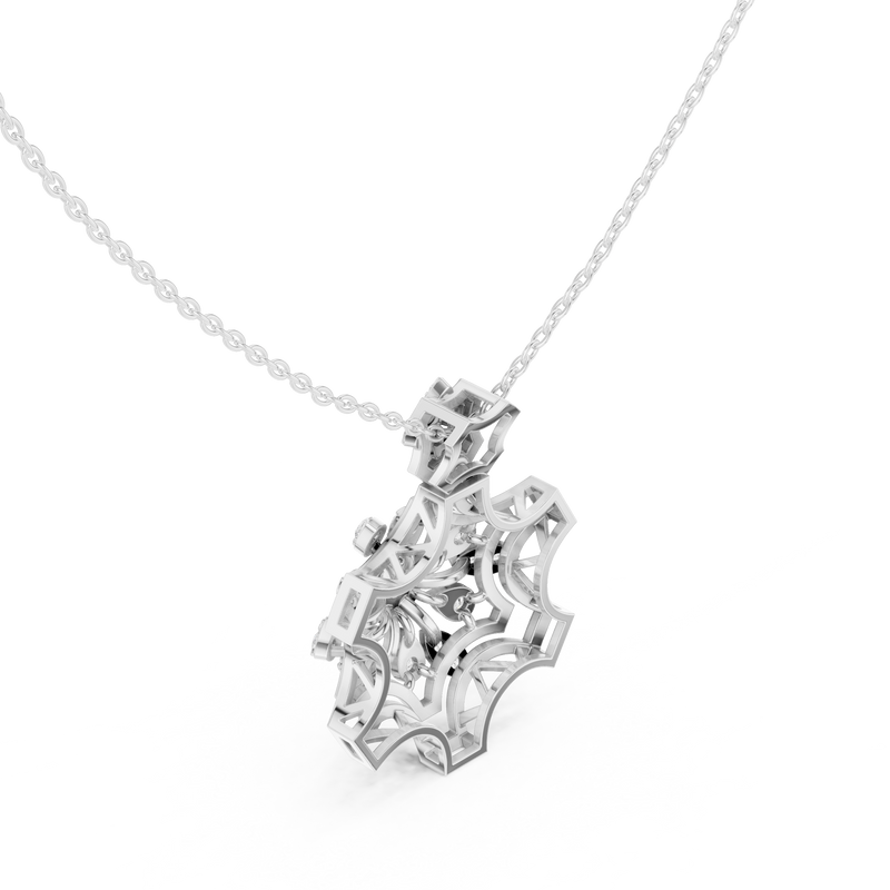 Pendant 9#10016P@7 - White Gold - Image