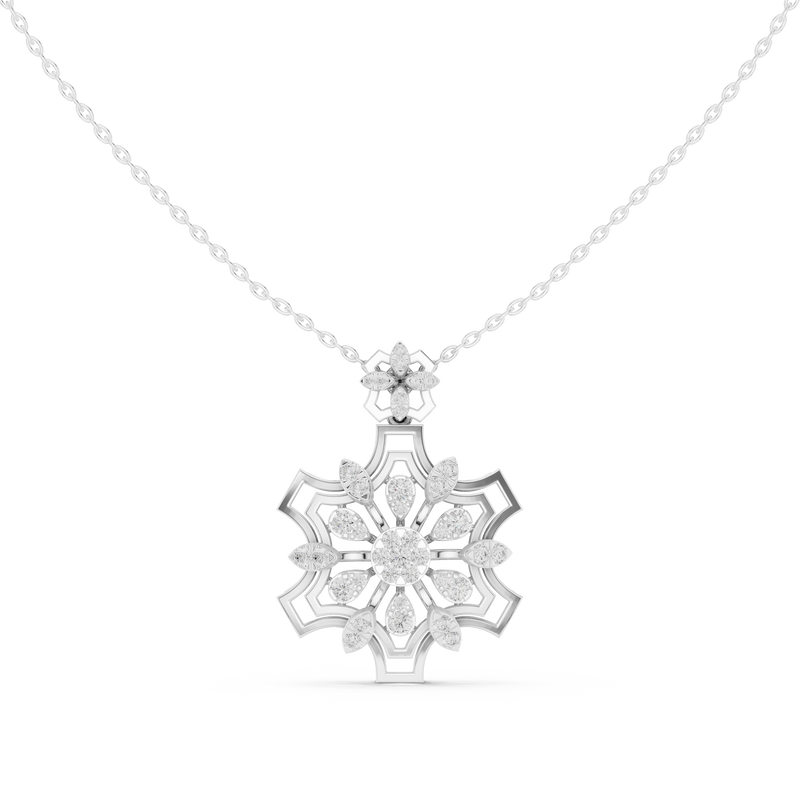 Pendant 9#10016P@7 - White Gold - Image