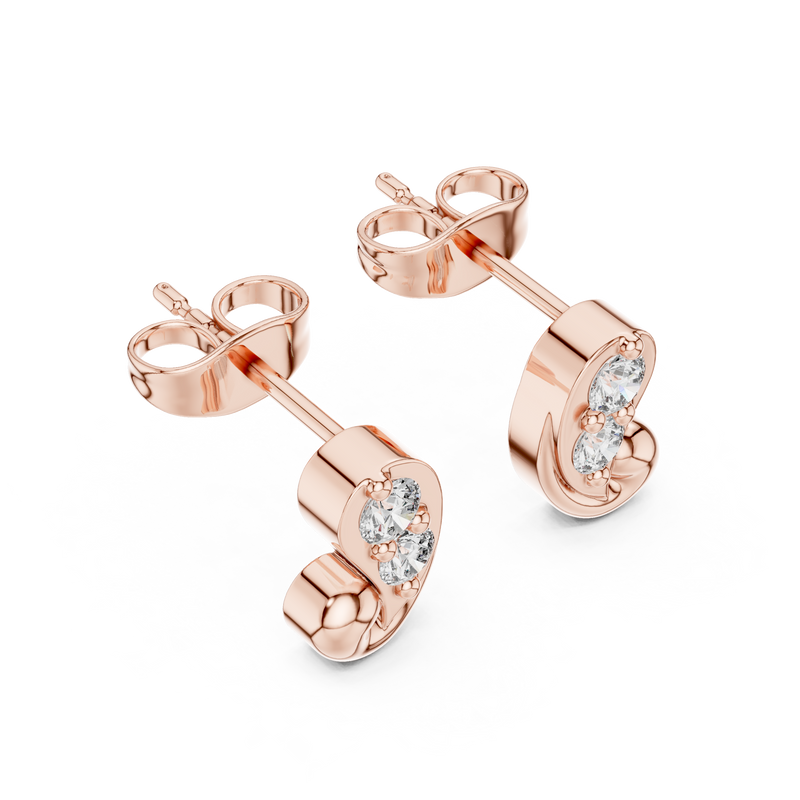 Earring 9#10017E - Rose Gold - Image