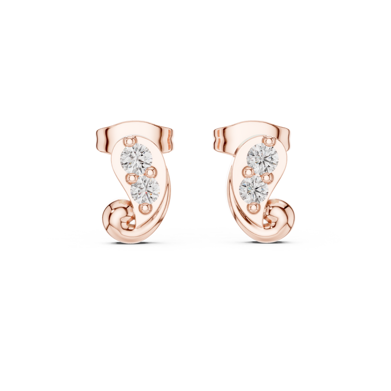 Earring 9#10017E - Rose Gold - Image