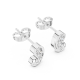 Earring 9#10017E - White Gold - Image