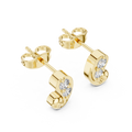 Earring 9#10017E - Yellow Gold - Image