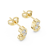 Earring 9#10017E - Yellow Gold - Image
