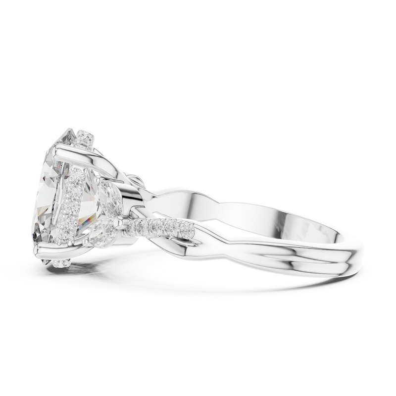 Ladies Ring 9#10017L_22@7 - White Gold - Image