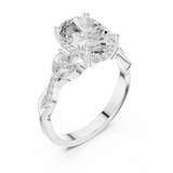 Ladies Ring 9#10017L_22@7 - White Gold - Image
