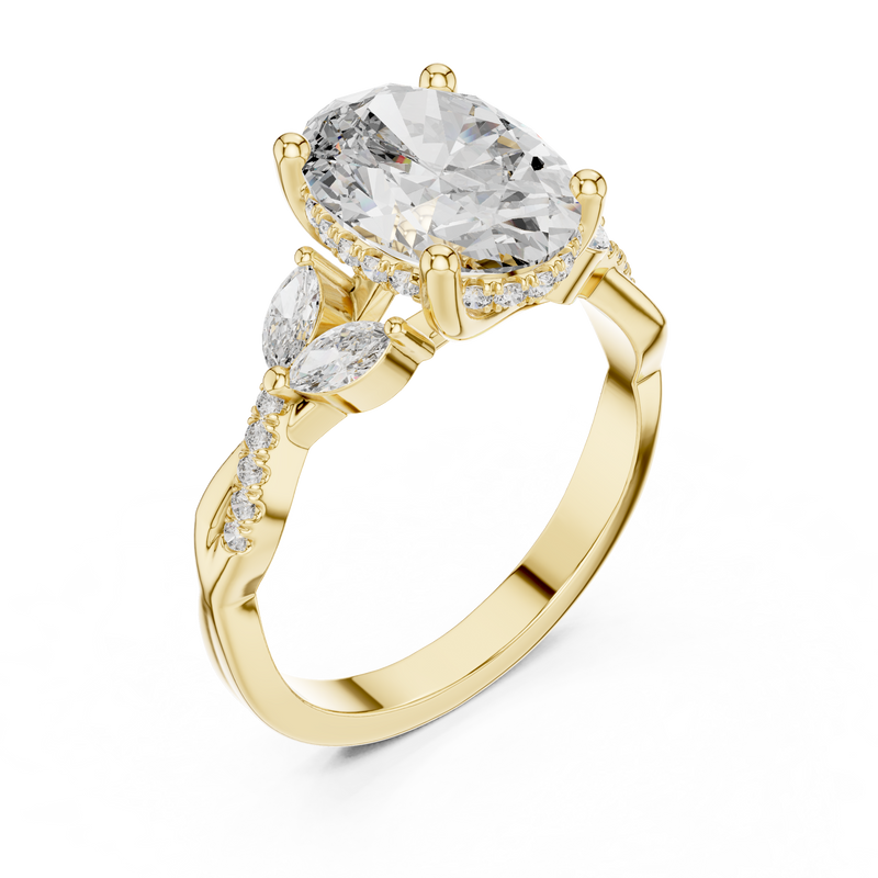 Ladies Ring 9#10017L_22@7 - Yellow Gold - Image