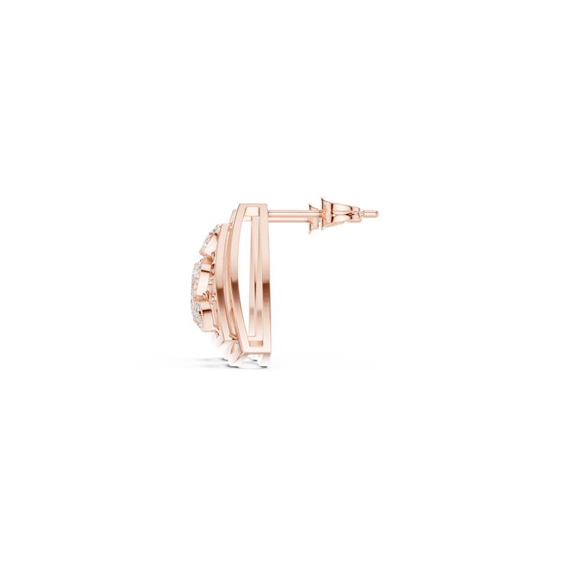 Earring 9#10017PE@7 - Rose Gold - Image