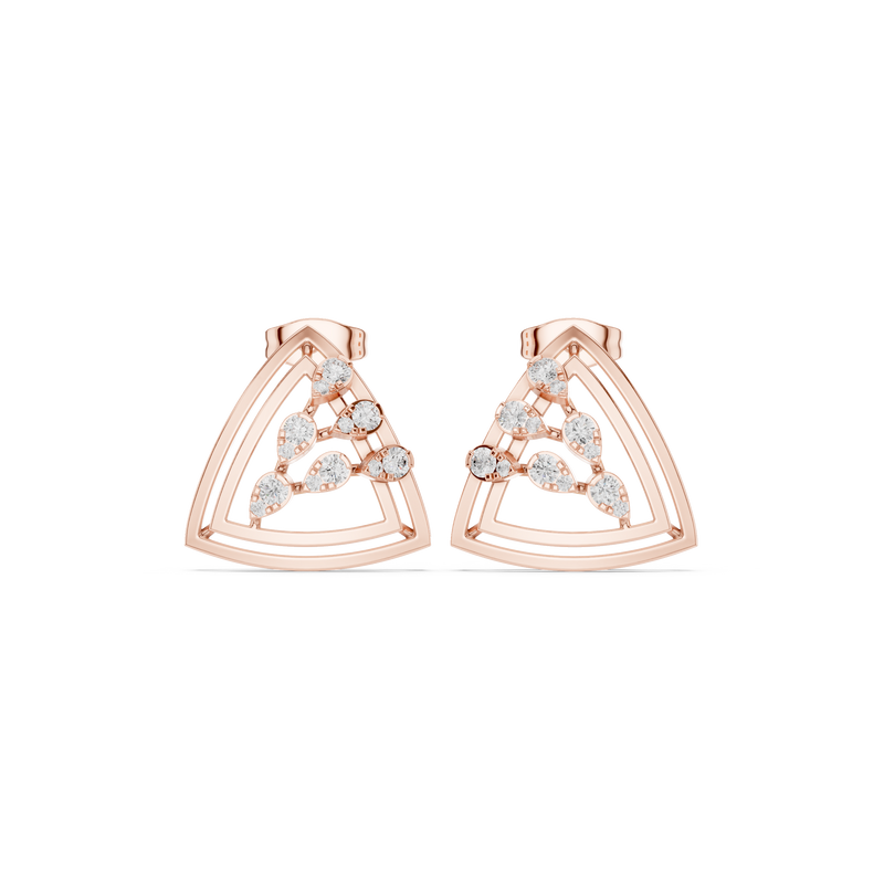 Earring 9#10017PE@7 - Rose Gold - Image