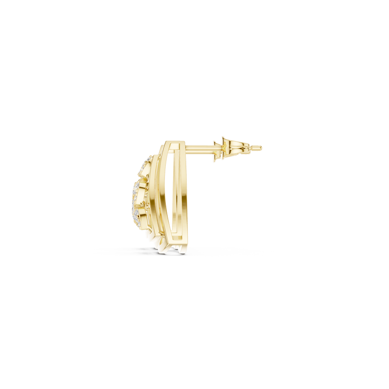 Earring 9#10017PE@7 - Yellow Gold - Image
