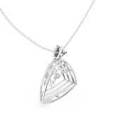 Pendant 9#10017P@7 - White Gold - Image