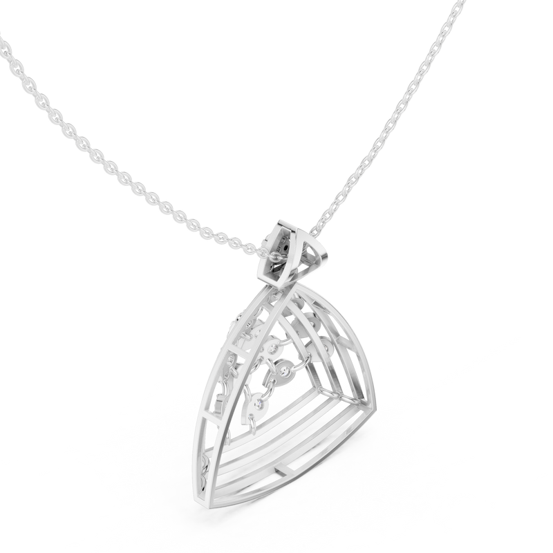 Pendant 9#10017P@7 - White Gold - Image