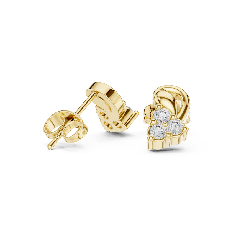 Earring 9#10018E - Yellow Gold - Image