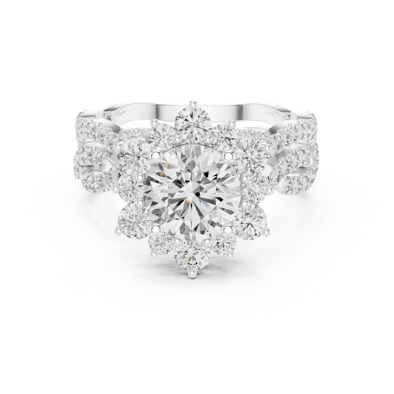 Ladies Ring 9#10018L_34@7 - White Gold - Image