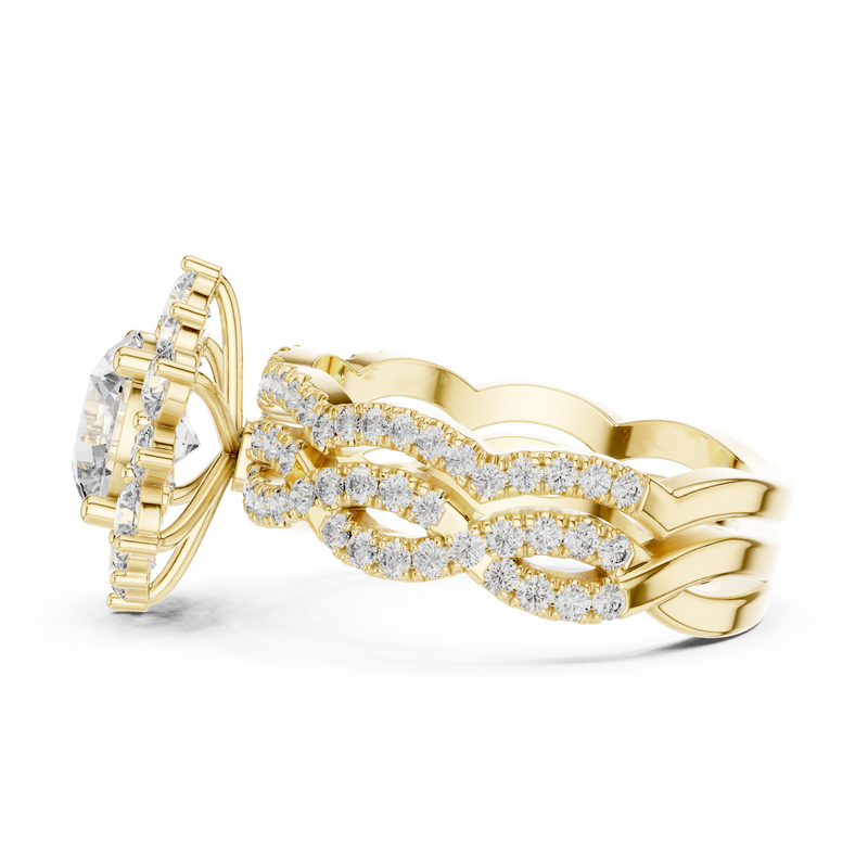 Ladies Ring 9#10018L_34@7 - Yellow Gold - Image