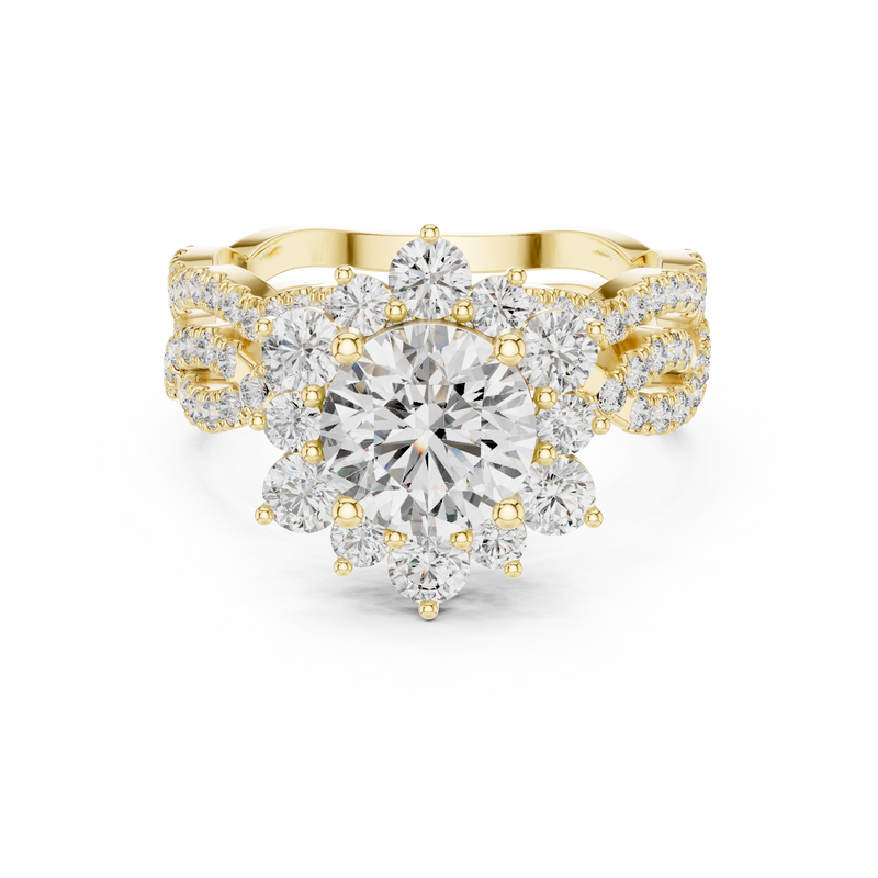 Ladies Ring 9#10018L_34@7 - Yellow Gold - Image