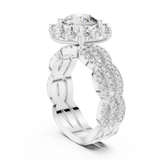 Ladies Ring 9#10018L_34@7 - White Gold - Image