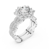 Ladies Ring 9#10018L_34@7 - White Gold - Image