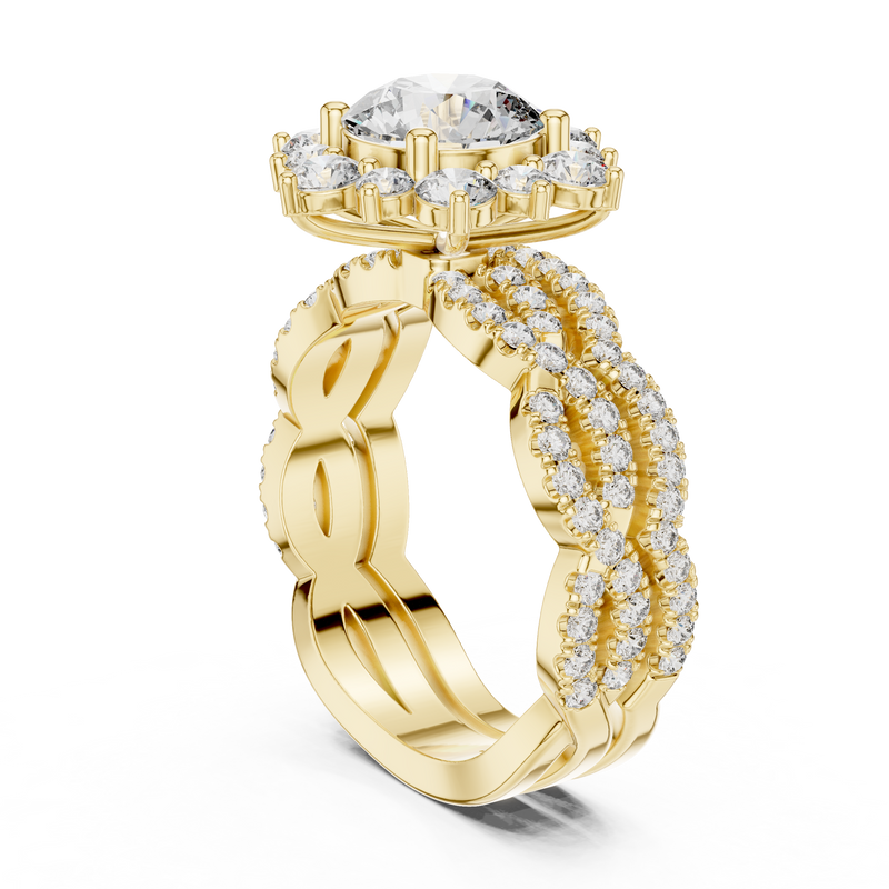 Ladies Ring 9#10018L_34@7 - Yellow Gold - Image
