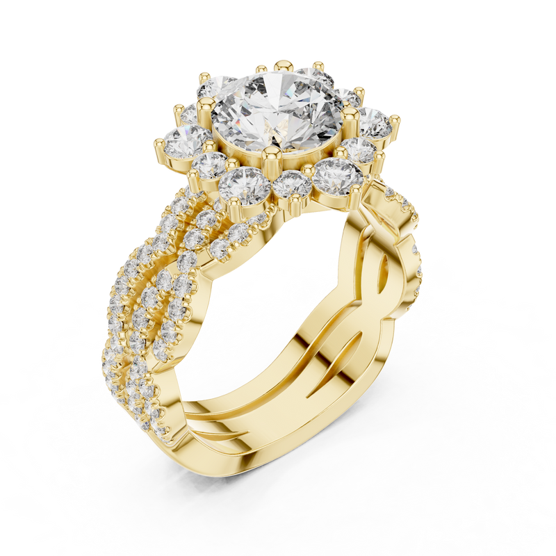 Ladies Ring 9#10018L_34@7 - Yellow Gold - Image