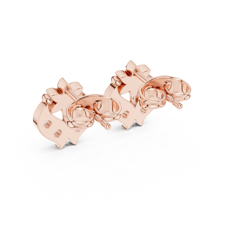 Earring 9#10019E@7 - Rose Gold - Image