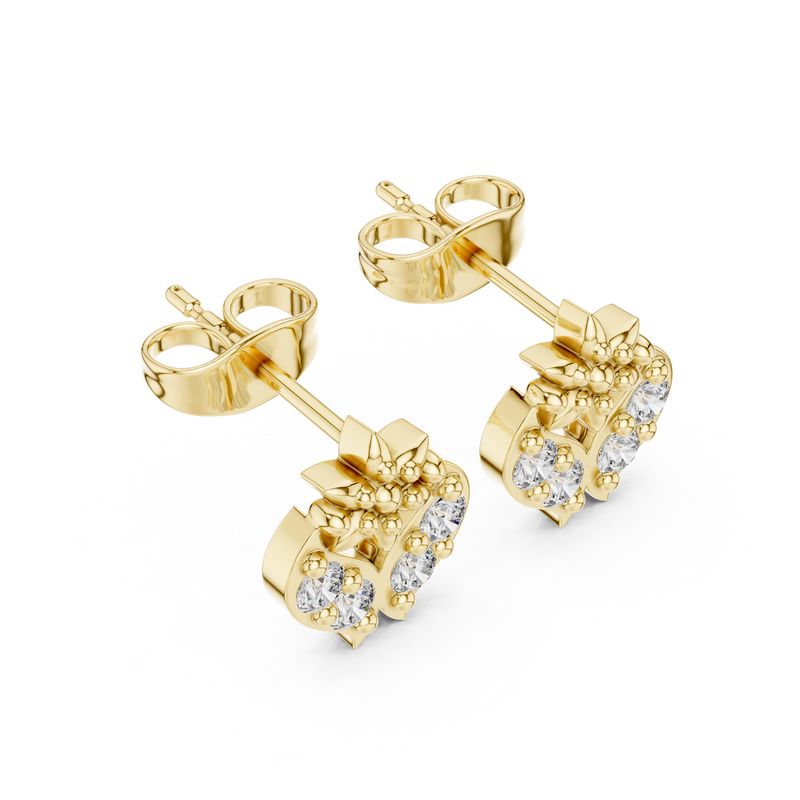 Earring 9#10019E@7 - Yellow Gold - Image