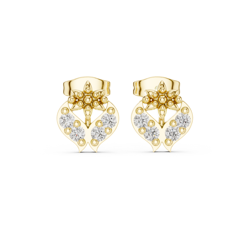 Earring 9#10019E@7 - Yellow Gold - Image