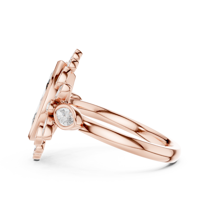 Ladies Ring 9#10019L_33@7 - Rose Gold - Image