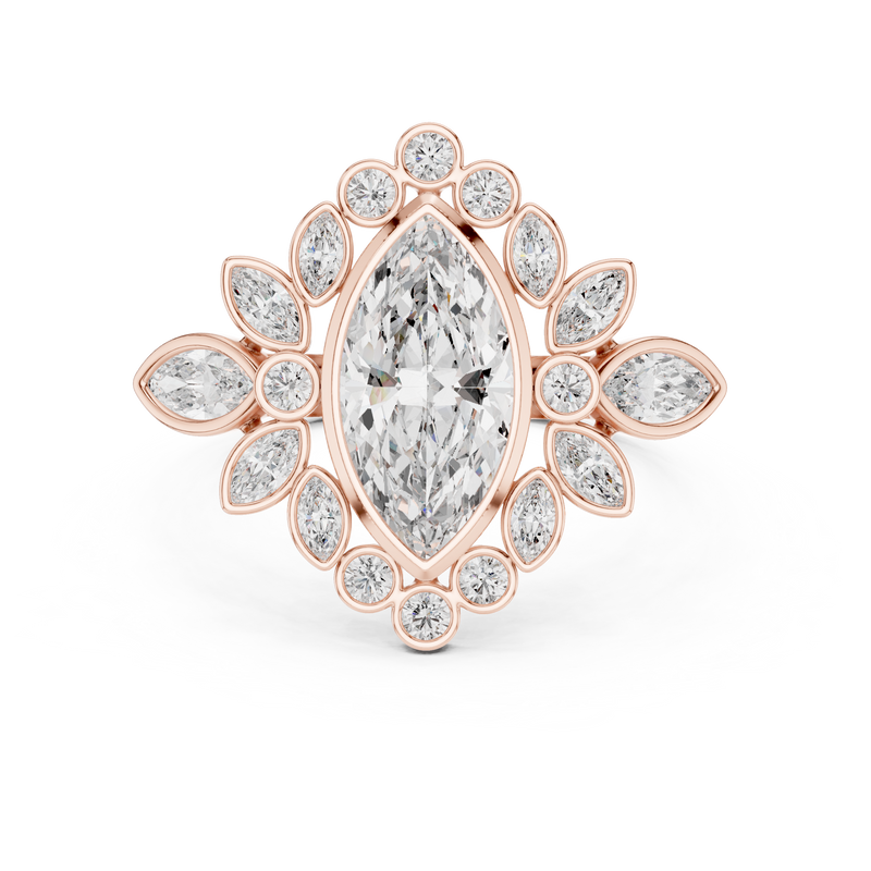 Ladies Ring 9#10019L_33@7 - Rose Gold - Image