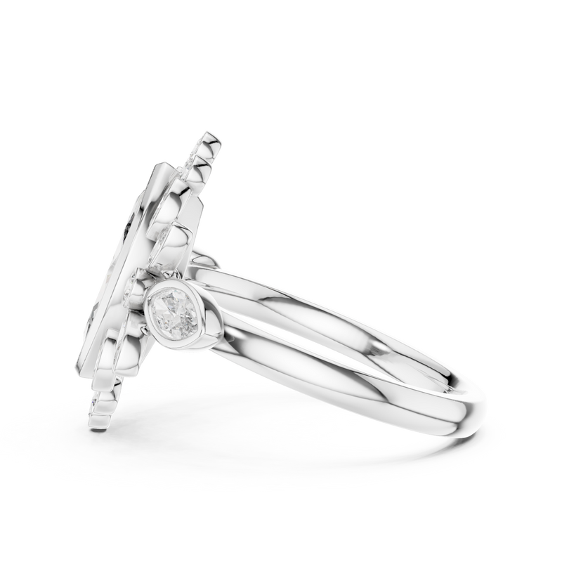 Ladies Ring 9#10019L_33@7 - White Gold - Image